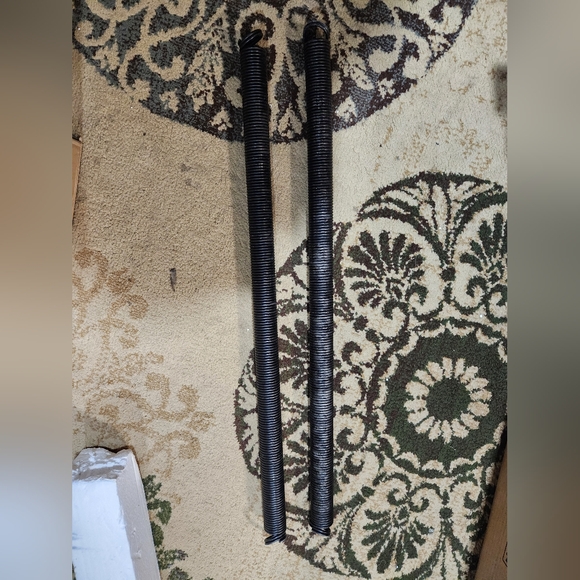 110lb. Heavy-Duty Garage Door Extension Springs (2-Pack) - White - Picture 1 of 5